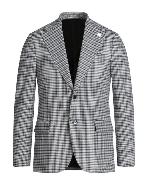 Lardini Gray Blazer for men