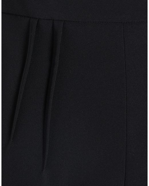 Elisabetta Franchi Black Pants Polyester, Elastane