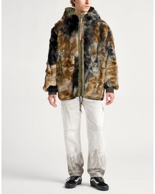 Aries Brown Shearling & Teddy for men