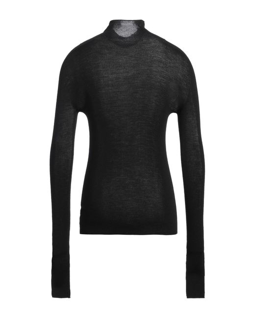 Versace Black Turtleneck Virgin Wool for men