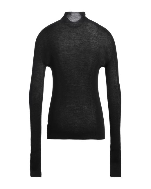 Versace Black Turtleneck Virgin Wool for men