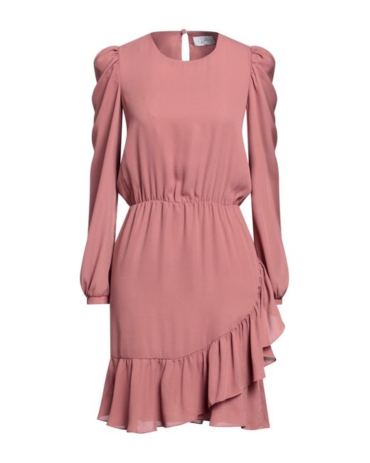 Soallure Pink Midi Dress