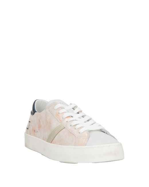 Date Natural Sneakers Leather