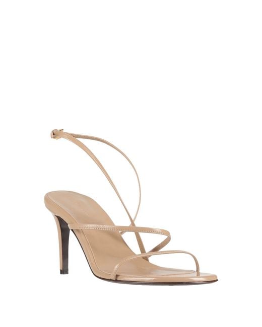 Khaite Natural Sandals Leather