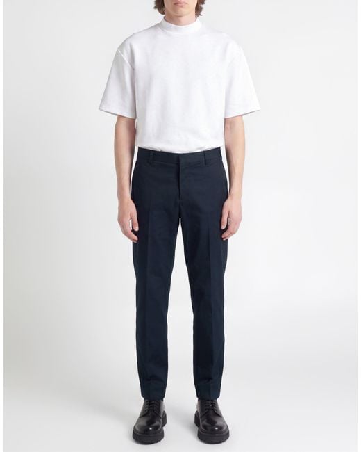 HUGO Blue Midnight Pants Cotton, Elastane for men
