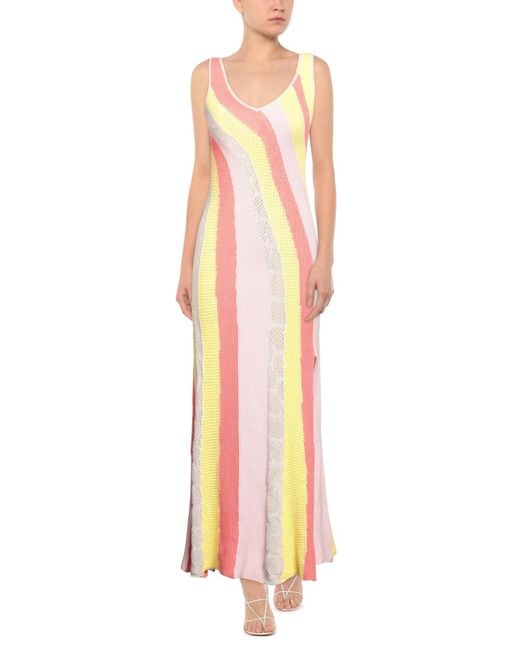 Robe longue Koche en coloris White