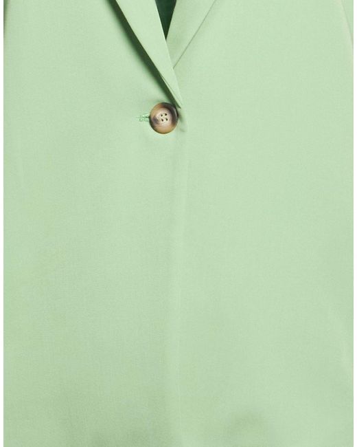 Please Green Blazer Polyester, Viscose, Elastane