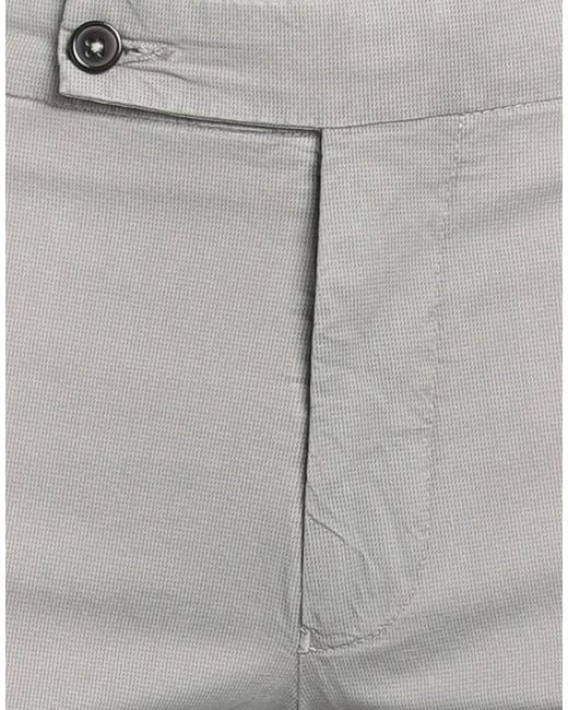 Berwich Gray Vissuto Pants Cotton, Elastane for men