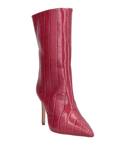 SCHUTZ SHOES Red Ankle Boots