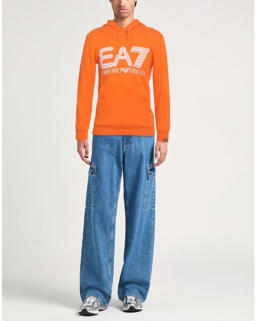 Sudadera EA7 de hombre de color Orange