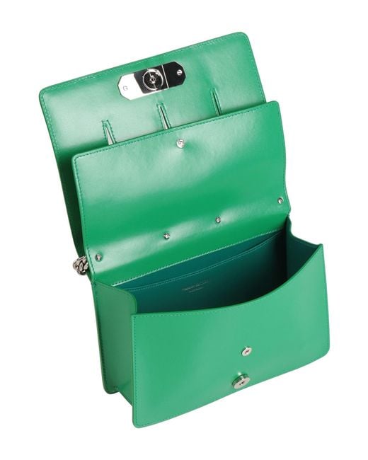 McQueen Green Shoulder Bag