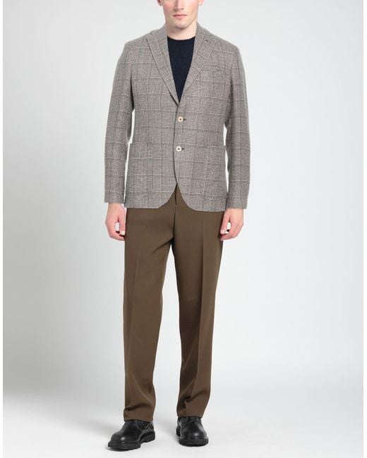 Americana Paoloni de hombre de color Gray