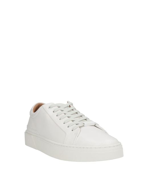 Boss White Sneakers Leather for men