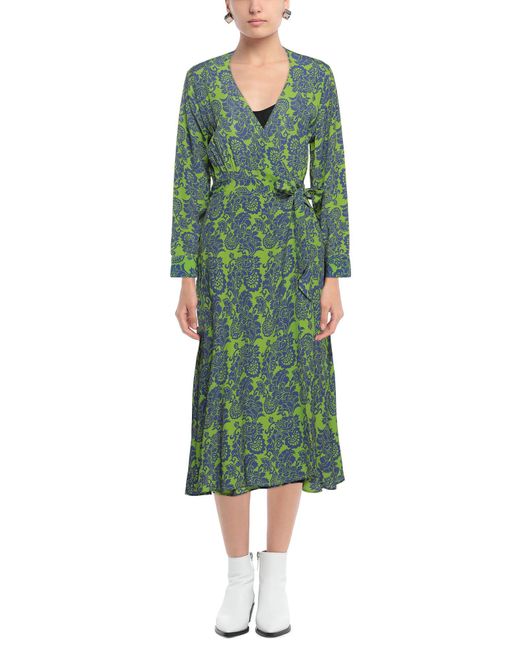 Attic And Barn Green Midi Dress