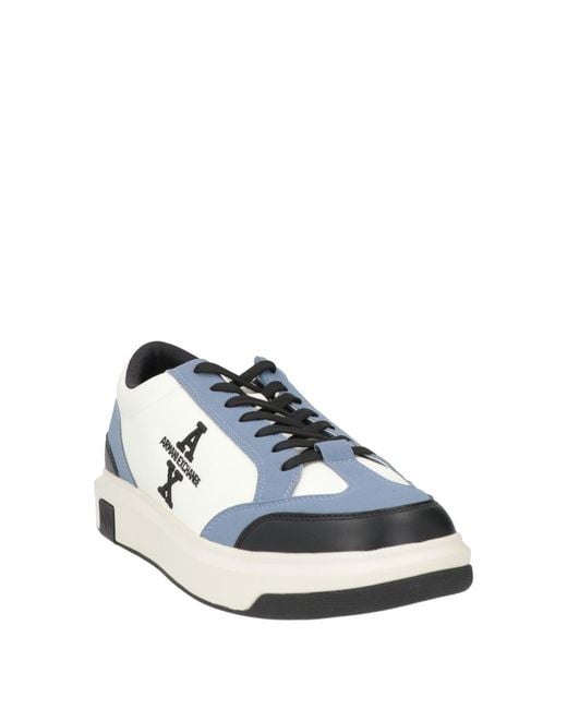 ARMANI EXCHANGE White Sneakers Polyester, Polyurethane for men