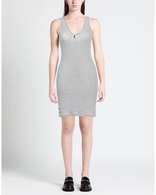 Mangano Gray Mini Dress