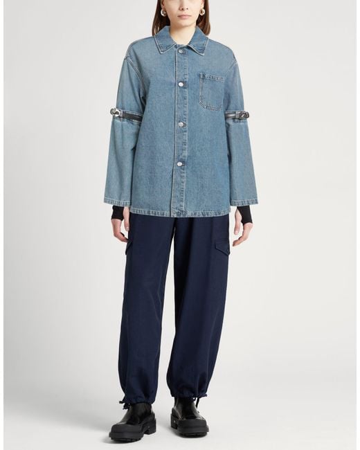 Coperni Blue Denim Outerwear