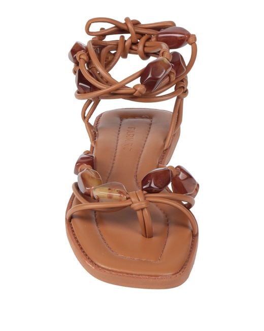 Farm Rio Brown Sandals