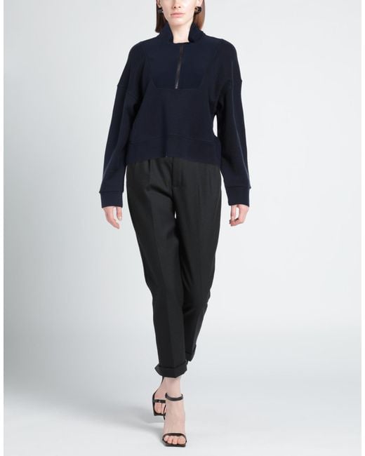 EMMA & GAIA Blue Turtleneck