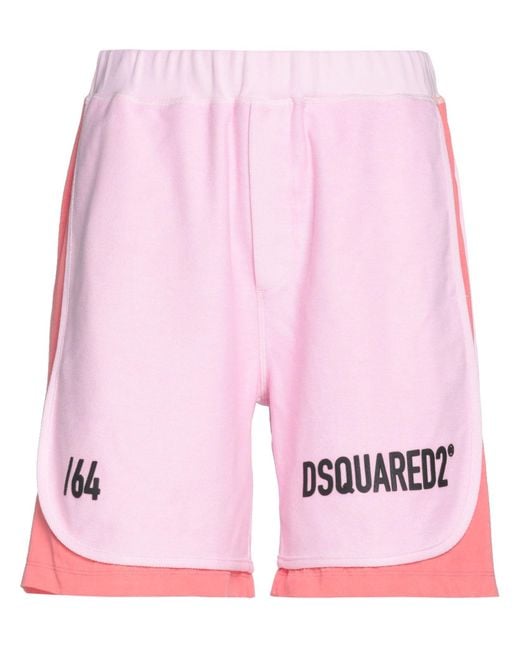 DSquared² Pink Shorts & Bermuda Shorts for men