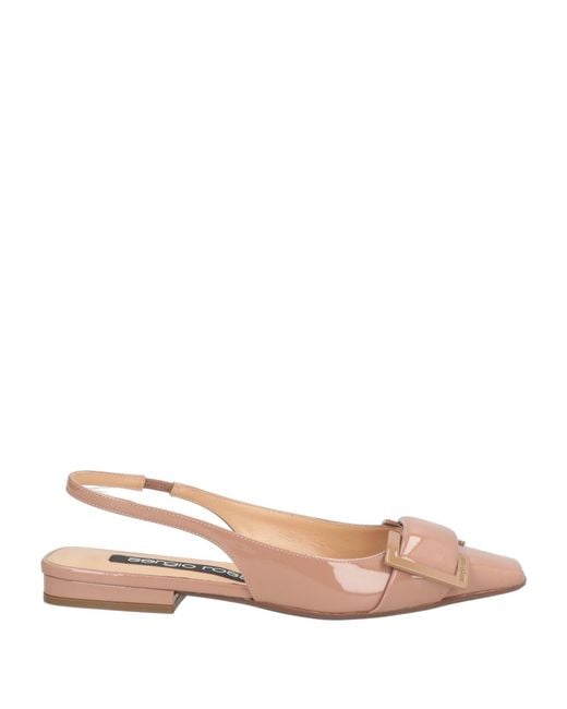 Sergio Rossi Pink Ballet Flats
