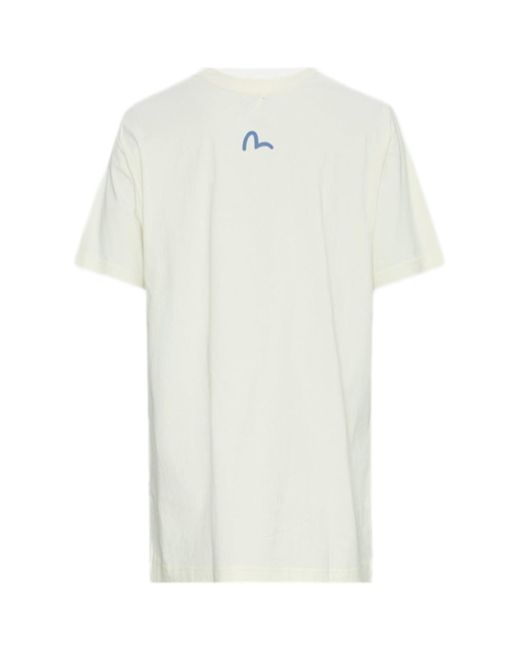 T-shirt di Evisu in White da Uomo