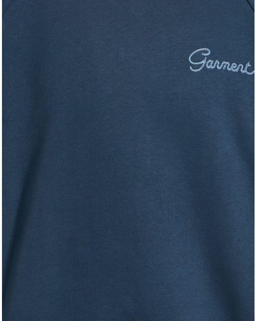 GARMENT WORKSHOP Blue Sweatshirt Cotton for men