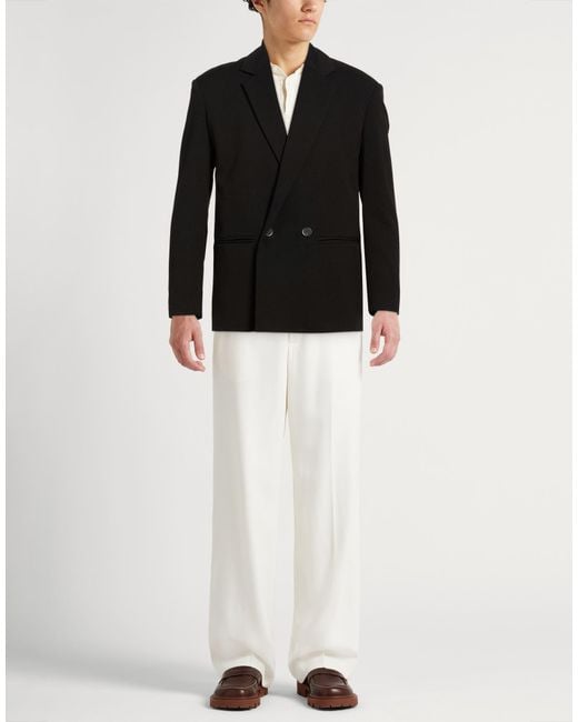 Imperial Black Blazer Polyester, Viscose, Elastane for men