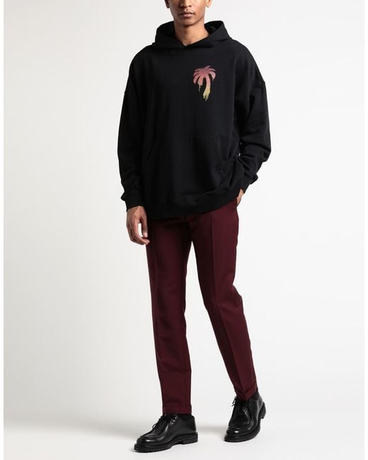 Palm Angels Blue Sweatshirt for men