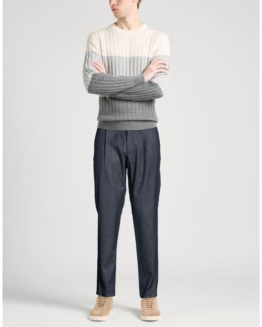 Caruso Blue Trouser for men