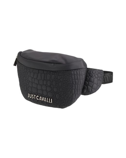 Just Cavalli Black Belt Bag for men