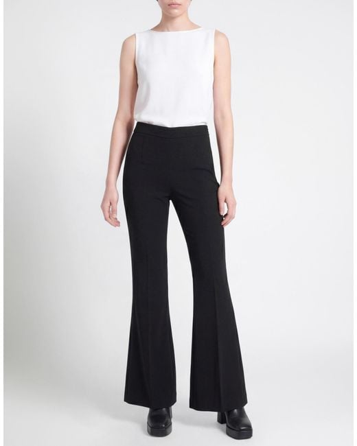 Moschino Black Pants Viscose, Elastane