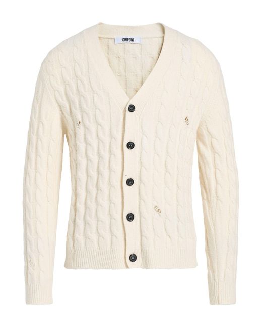 Grifoni Natural Cardigans for men