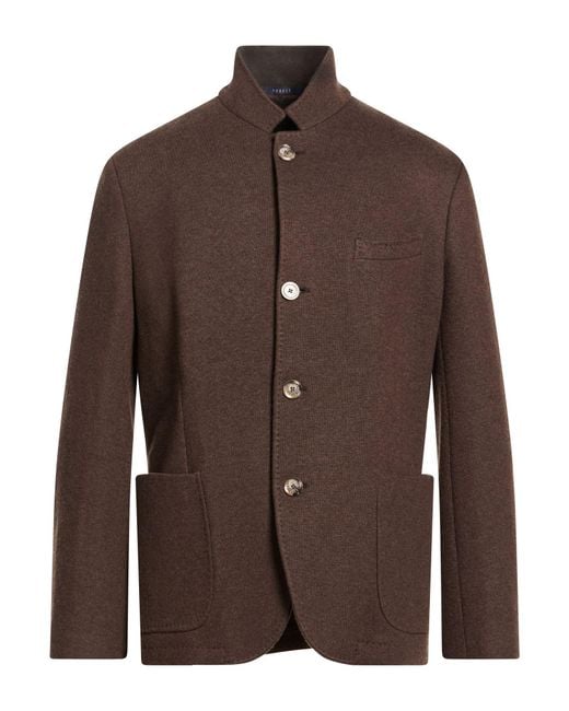 Fedeli Brown Blazer for men