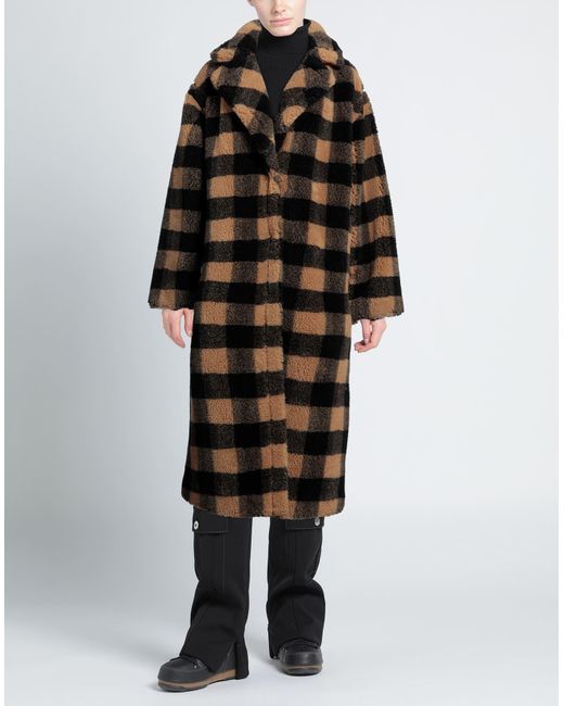 Stand Studio Black Shearling & Teddy