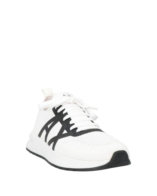 ARMANI EXCHANGE White Trainers for men