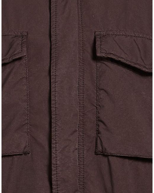 Aspesi Brown Jacket Polyester, Polyamide for men