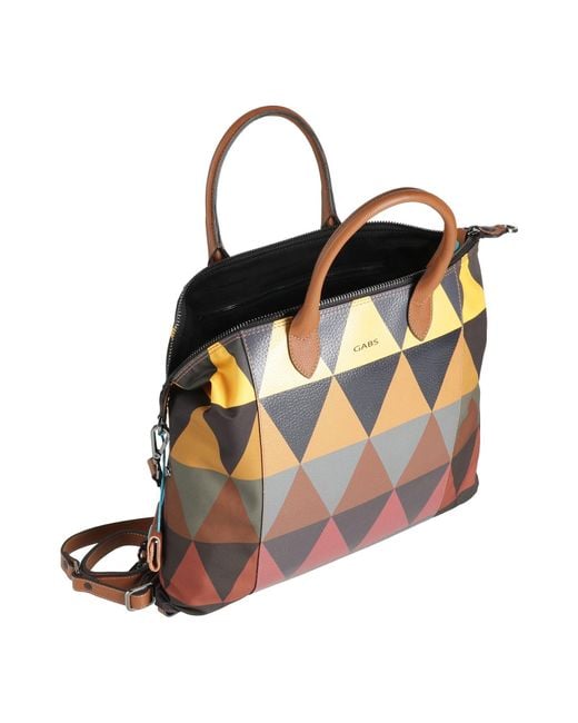 Gabs Brown Handbag Calfskin