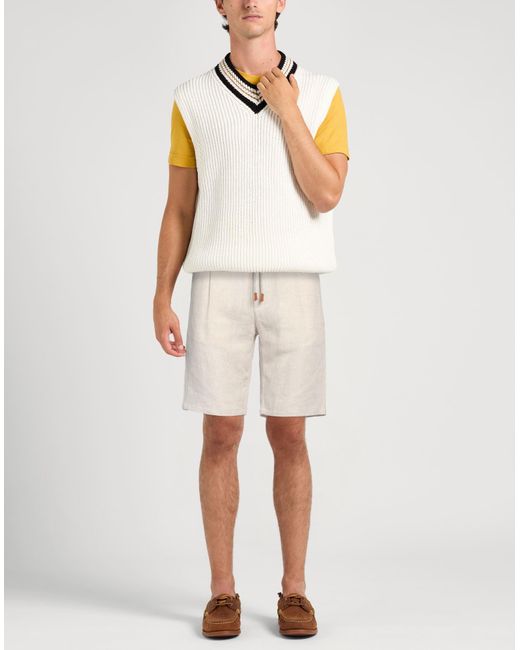 Eleventy Natural Shorts & Bermuda Shorts Linen for men