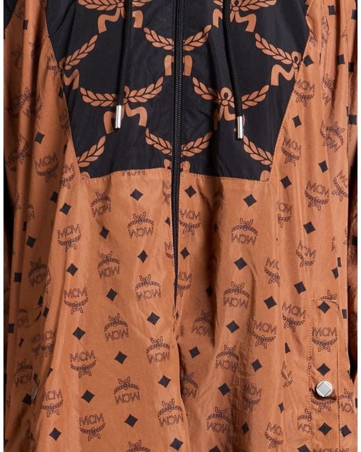 MCM Brown Tan Cape Polyamide