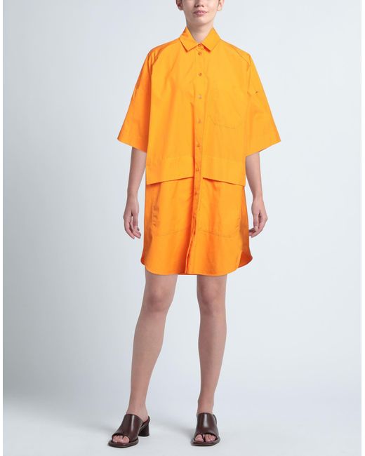 Sportmax Orange Mini Dress