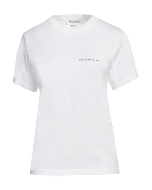 Victoria Beckham White T-shirts