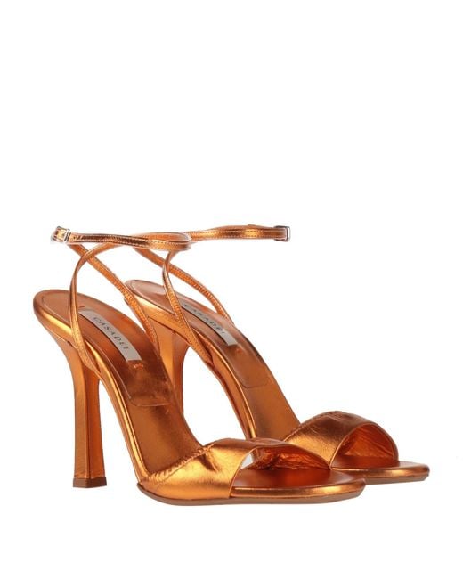 Casadei Orange Sandals