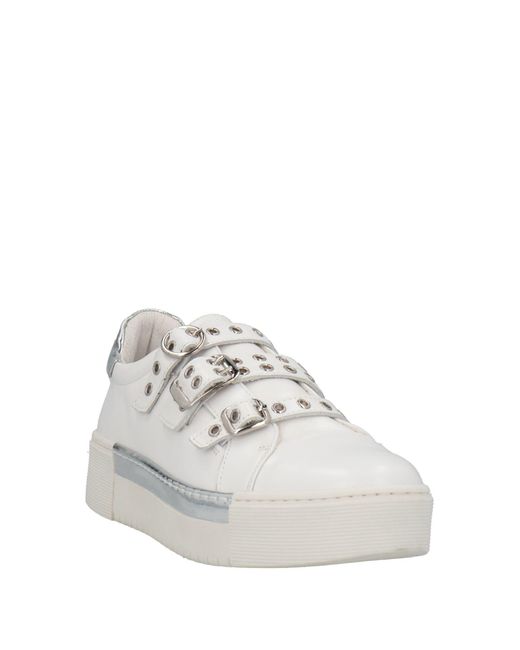 CafeNoir White Sneakers Soft Leather