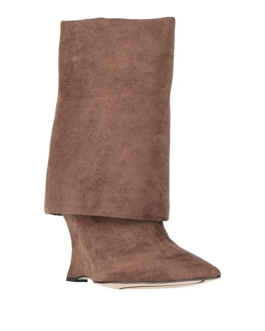 Divine Follie Brown Ankle Boots