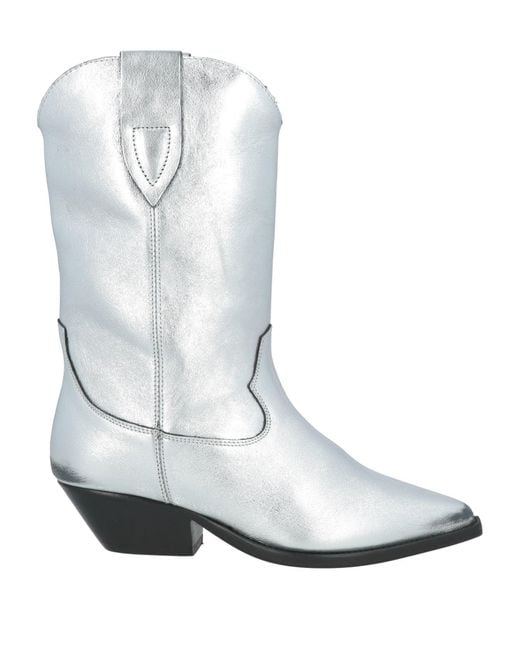 Isabel Marant White Ankle Boots
