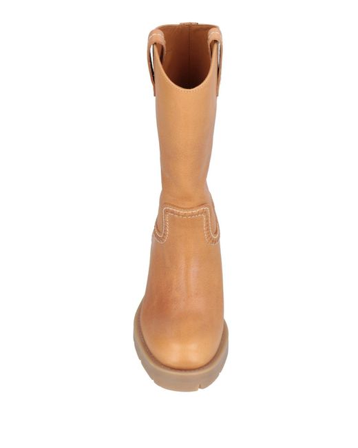 Chloé White Ankle Boots
