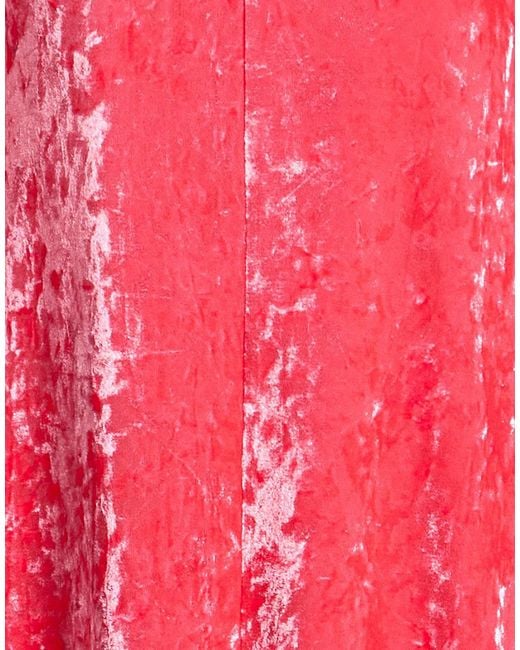 Forte_forte Red Midi Dress Polyester, Elastane
