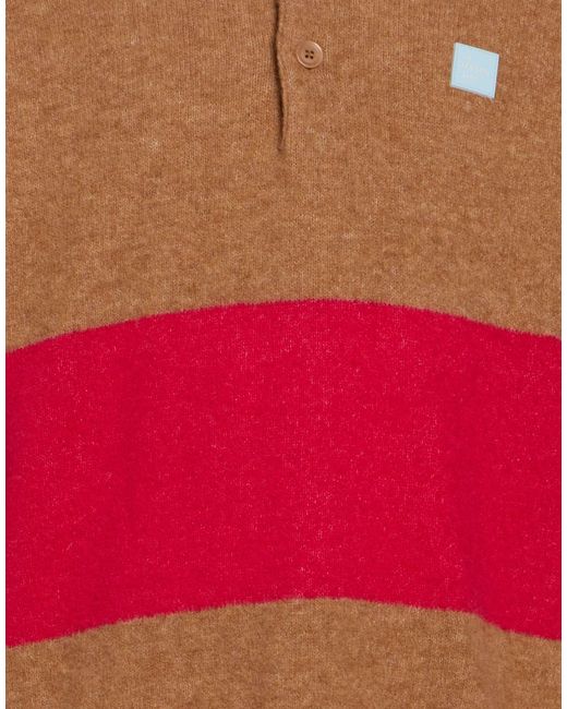 American Vintage Red Sweater Wool, Polyamide, Elastane for men