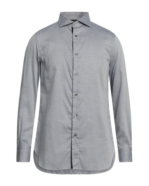 Camicia di Emporio Armani in Gray da Uomo